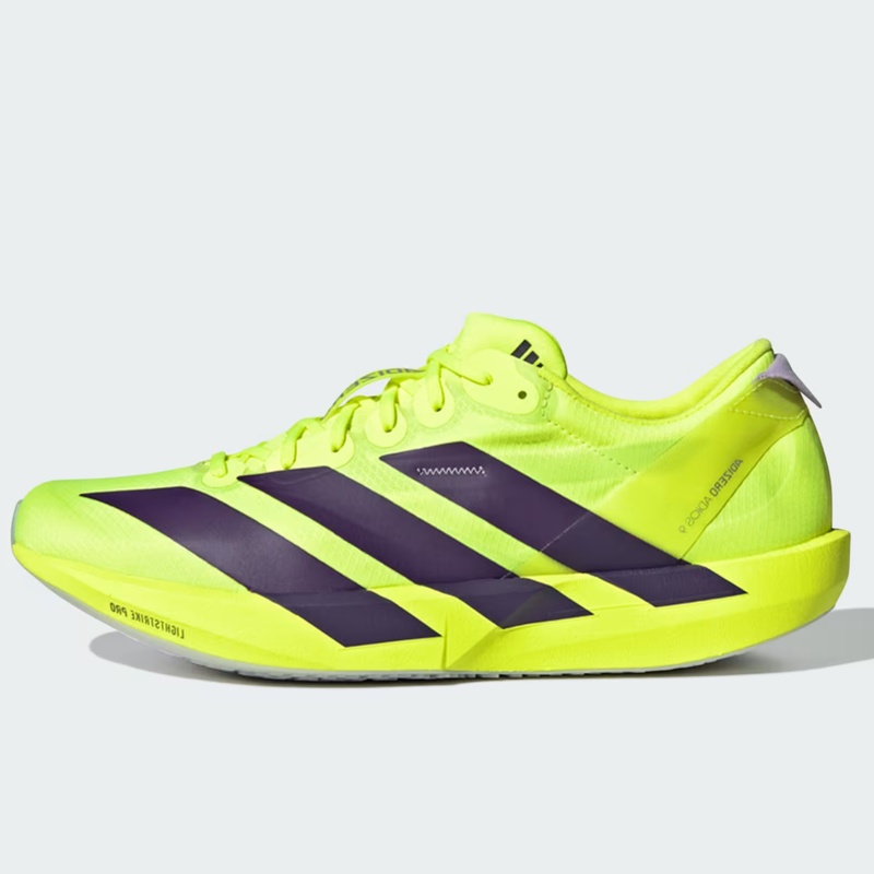 Beli Sepatu Lari Adidas Adizero Adios 9 Solar Yellow - Aurora Plum - Powder Plum Original Jq0776