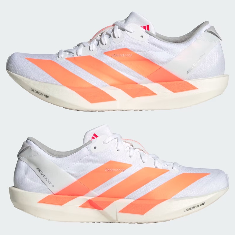 Jual Sepatu Lari Adidas Adizero Adios 9 Cloud White - Lucid Orange - Lucid Red Original Jq0777 - v3.ncrsport.com