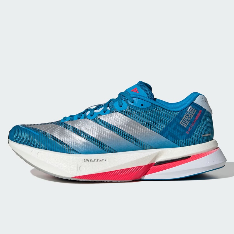 Beli Sepatu Lari Adidas Adizero Boston 13 Solar Blue - Silver Metallic - Dark Solar Blue Original Jr4868