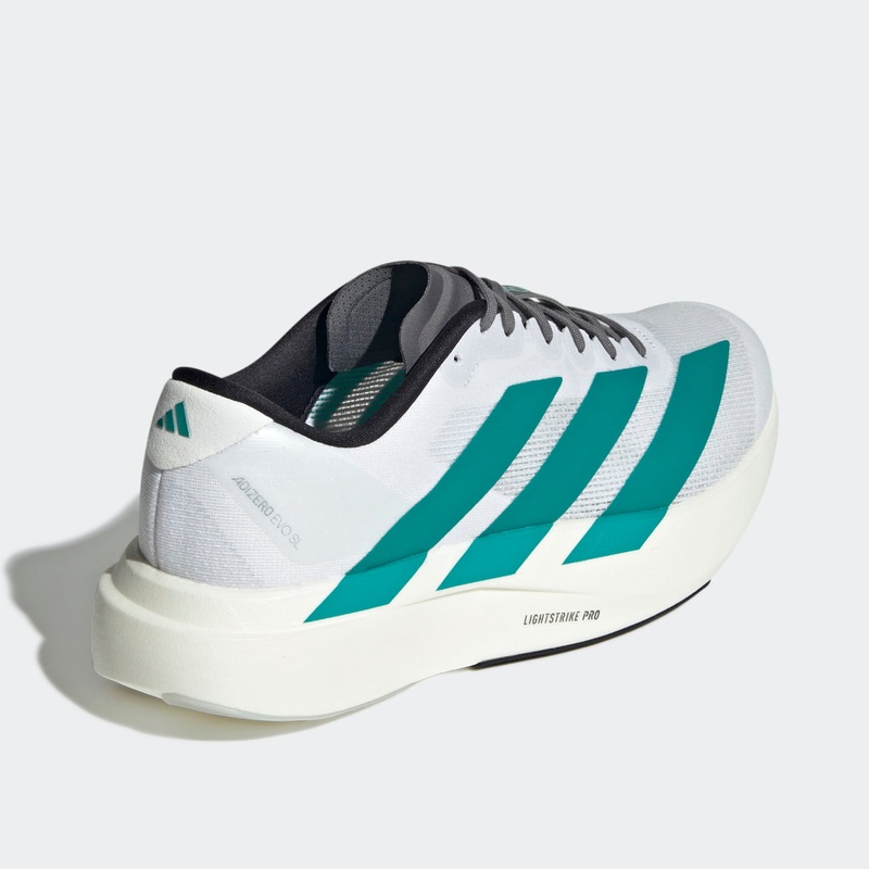 Jual Sepatu Lari Adidas Adizero Evo Sl Cloud White - Pure Teal - Grey Four Original Js4487 - v3.ncrsport.com