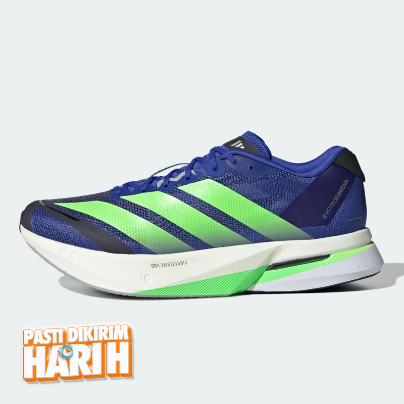 Jual Sepatu Lari Adidas Adizero Boston 13 M Lucid Blue - Lime Burst - Core Black Original Js4944 - v3.ncrsport.com