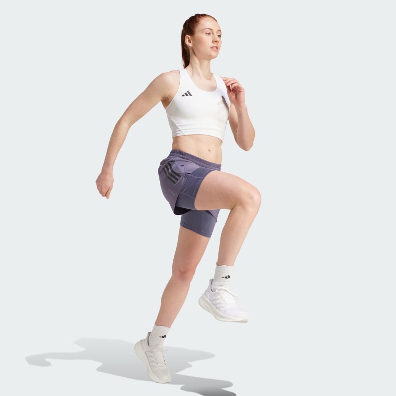 Jual Celana Lari Wanita Adidas Wmns Own The Run Climacool 2-In-1 Shorts Preloved Violet Original Jw9696 - v3.ncrsport.com