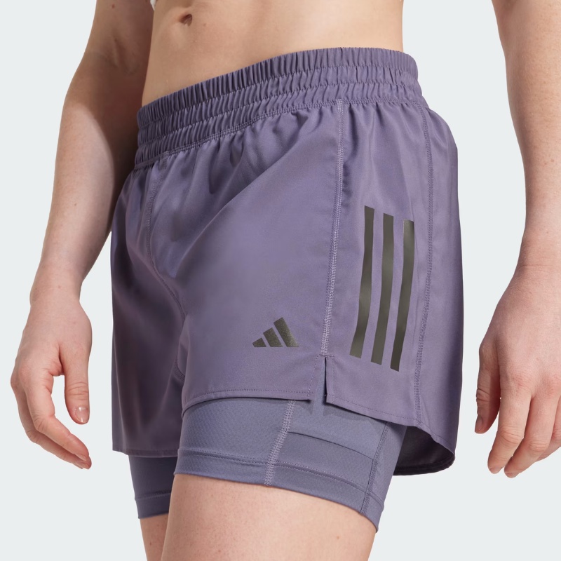 Jual Celana Lari Wanita Adidas Wmns Own The Run Climacool 2-In-1 Shorts Preloved Violet Original Jw9696 - v3.ncrsport.com
