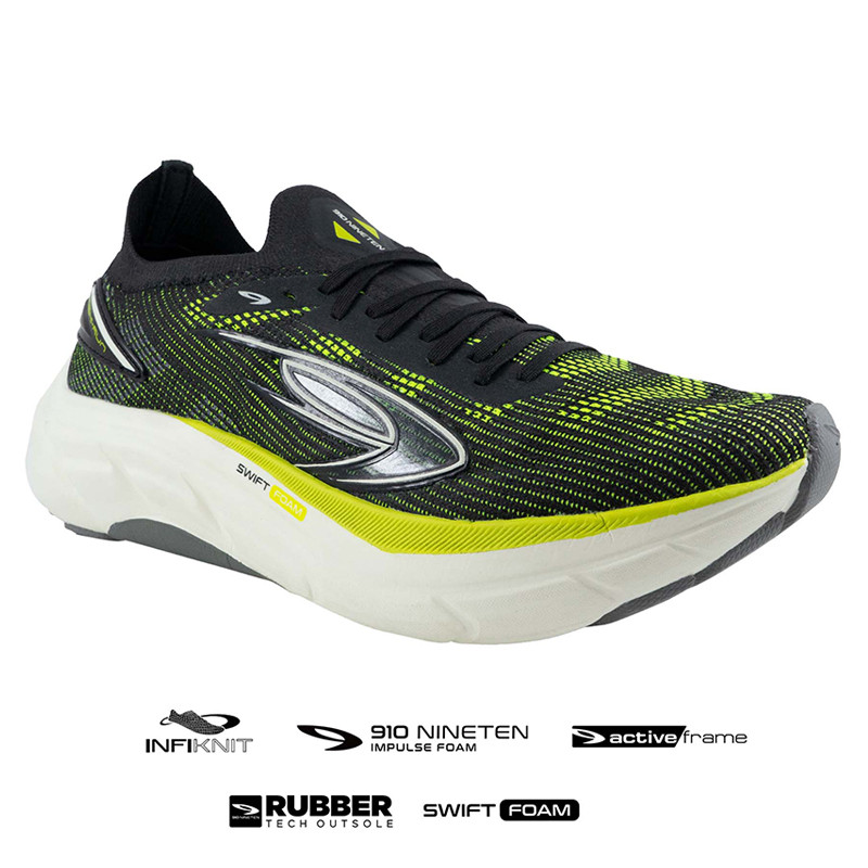 Jual Sepatu Lari Nineten Kishi Run Black Original Kishirun-Black - v3.ncrsport.com