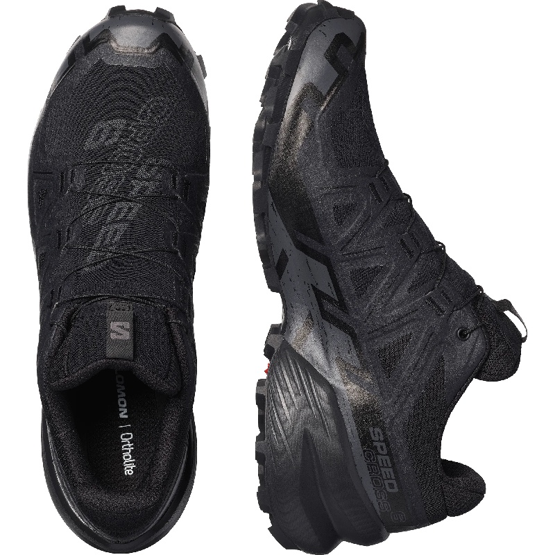 Jual Sepatu Trail Salomon Speed Cross 6 Gtx Black Original L41738600 - v3.ncrsport.com