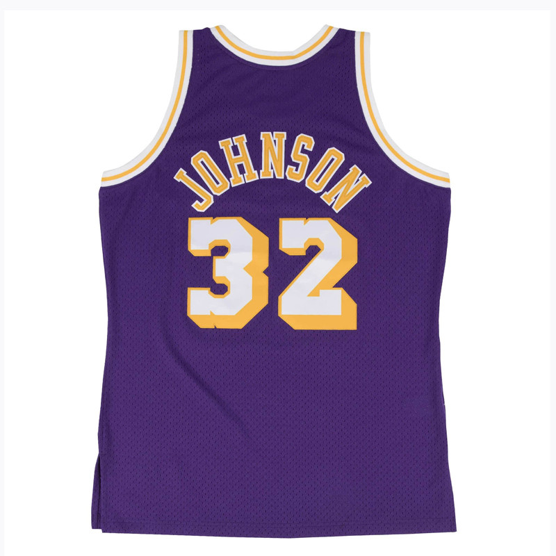 Jual Baju Basket Mitchell N Ness Magic Johnson Los Angeles Lakers Road 1984-85 Swingman Jersey Purple Original Lalpurp84Ejh - v3.ncrsport.com