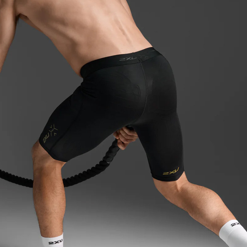 Jual Celana Lari 2Xu Force Compression Shorts Black Gold Original Ma5366B00 - v3.ncrsport.com