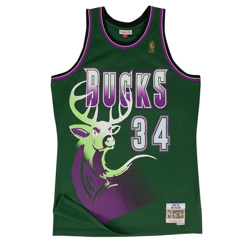 Jual Baju Basket Mitchell N Ness Milwaukee Bucks Ray Allen Swingman Jersey Green Original Mbudkgn96Ral - v3.ncrsport.com