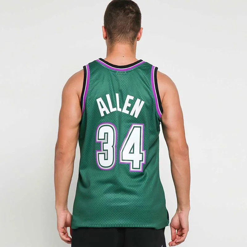 Jual Baju Basket Mitchell N Ness Milwaukee Bucks Ray Allen Swingman Jersey Green Original Mbudkgn96Ral - v3.ncrsport.com