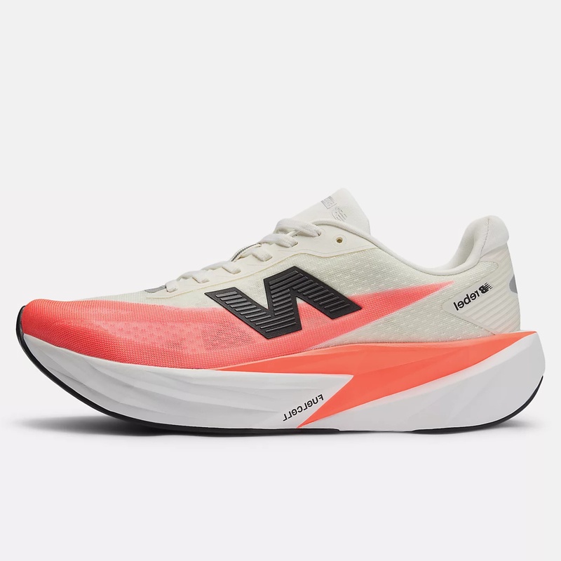 Beli Sepatu Lari New Balance Fuelcell Rebel V5 Urgent Red With White And Sea Salt Original Mfcxlv5