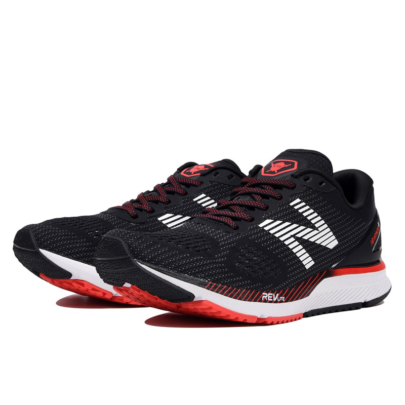Jual Sepatu Lari New Balance Hanzo U V2 Black Red Original Mhanzub2 - v3.ncrsport.com