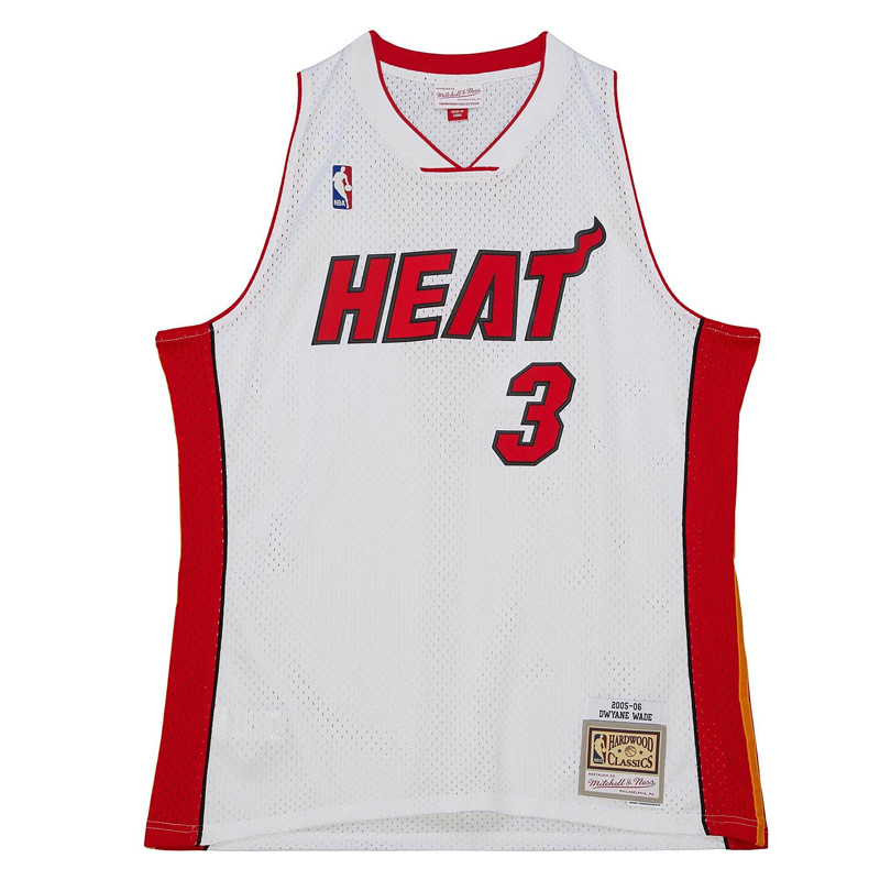 Jual Baju Basket Mitchell N Ness Swingman Dwyane Wade Miami Heat 2005-06 Jersey White Original Mhe05Dwawhit - v3.ncrsport.com