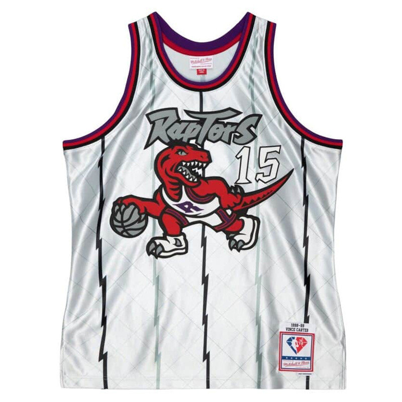 Jual Baju Basket Mitchell N Ness 75Th Platinum Swingman Vince Carter Toronto Raptors 1998-99 Jersey Silver Original Mjy4758-Tra98Vcapltn - v3.ncrsport.com