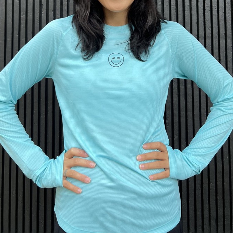 Jual Baju Lari Wanita Made For Women Wmns Sweat Run Long Sleeve Baby Blue Original Mw-Sweatrun-Ls-Bb - v3.ncrsport.com