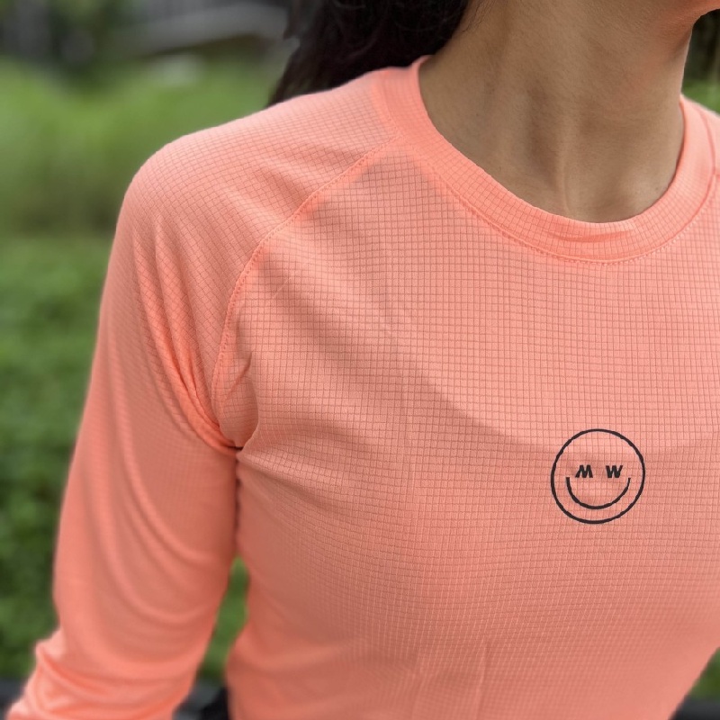 Jual Baju Lari Wanita Made For Women Wmns Sweat Run Long Sleeve Peach Original Mw-Sweatrun-Ls-Peach - v3.ncrsport.com