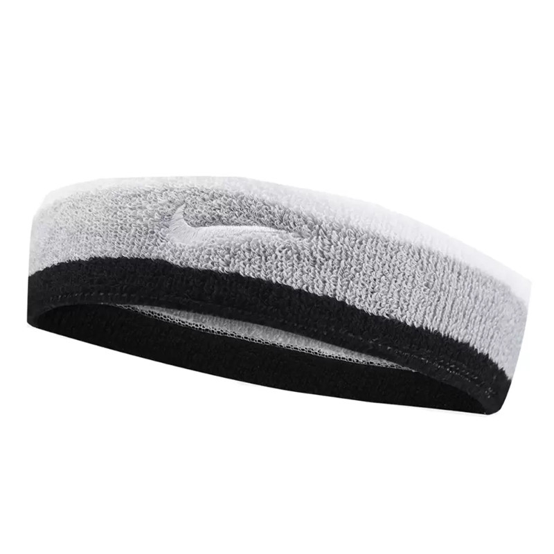 Jual Aksesoris Basket Nike Swoosh Headband Grey Original N.000.1544.016.Os - v3.ncrsport.com