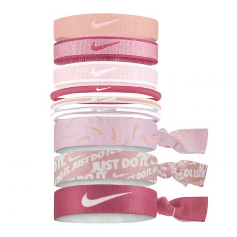 Jual Aksesoris Basket Nike Mixed Ponytail Holder 9Pk Pink Original N.000.3537.647.Os - v3.ncrsport.com