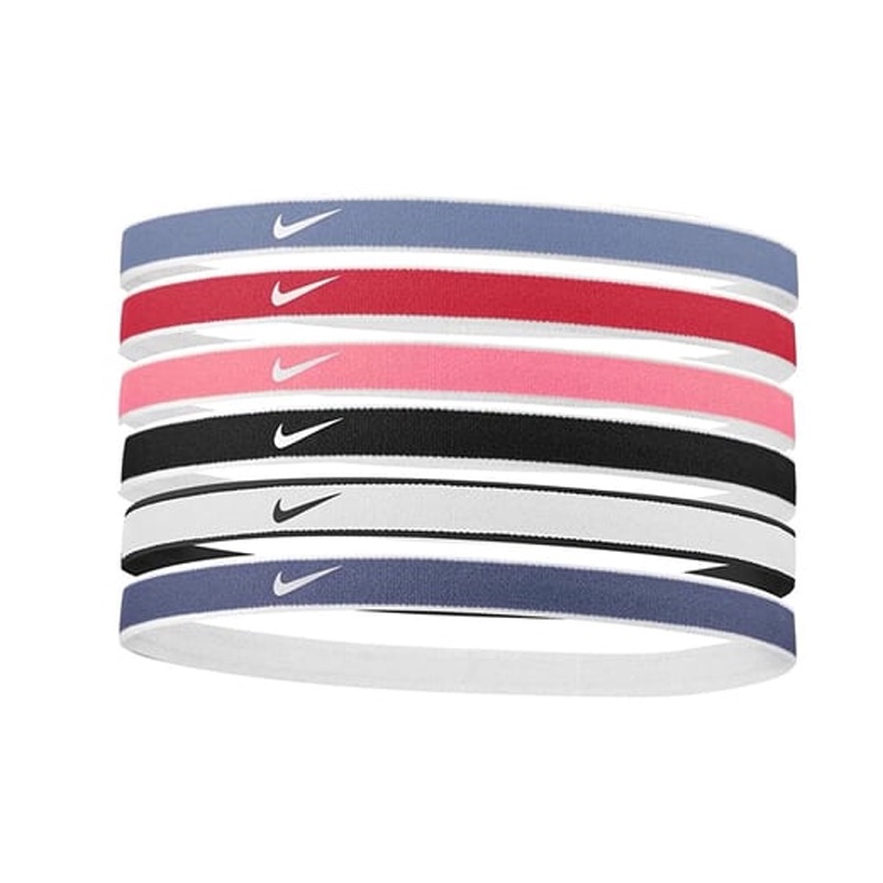 Jual Aksesoris Basket Nike Swoosh Sport Headbands 6Pk Multicolor Original N.100.2021.480.Os - v3.ncrsport.com