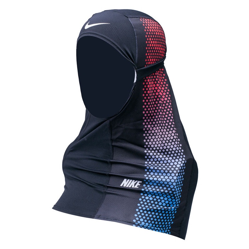 Jual Aksesoris Basket Nike Pro Printed Hijab 2.0 Black Original N0003534948Ml - v3.ncrsport.com