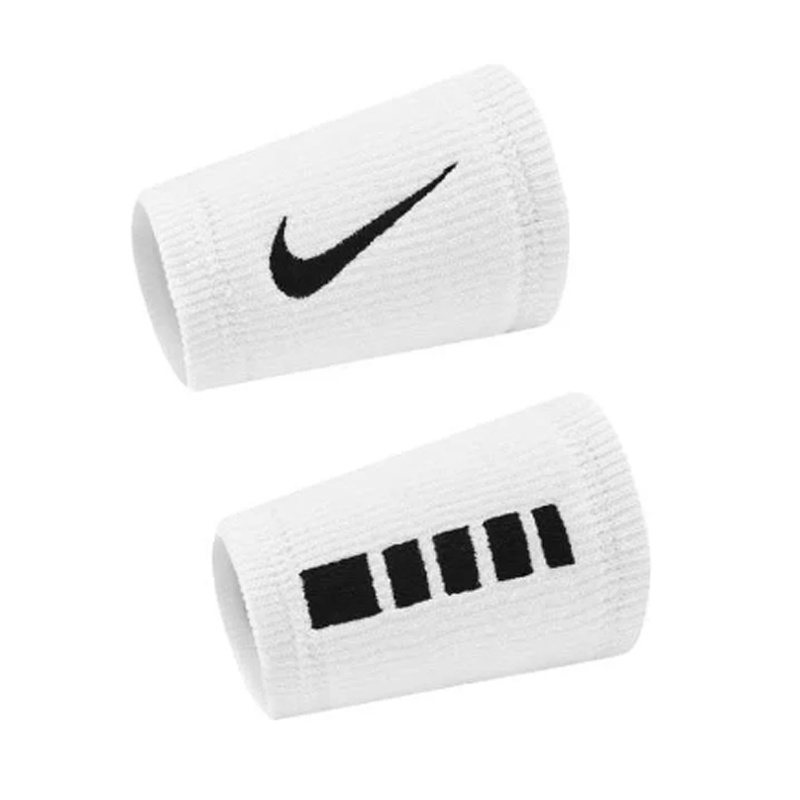 Jual Aksesoris Basket Nike Elite Doublewide Wristbands 2Pk White Original N1006700101Os - v3.ncrsport.com