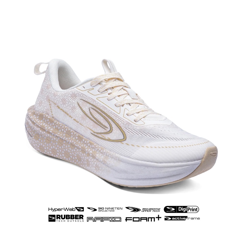 Jual Sepatu Lari Nineten Aurorun 2.0 11Th Anniversary Putih Beige-Emas Original N554657654676 - v3.ncrsport.com