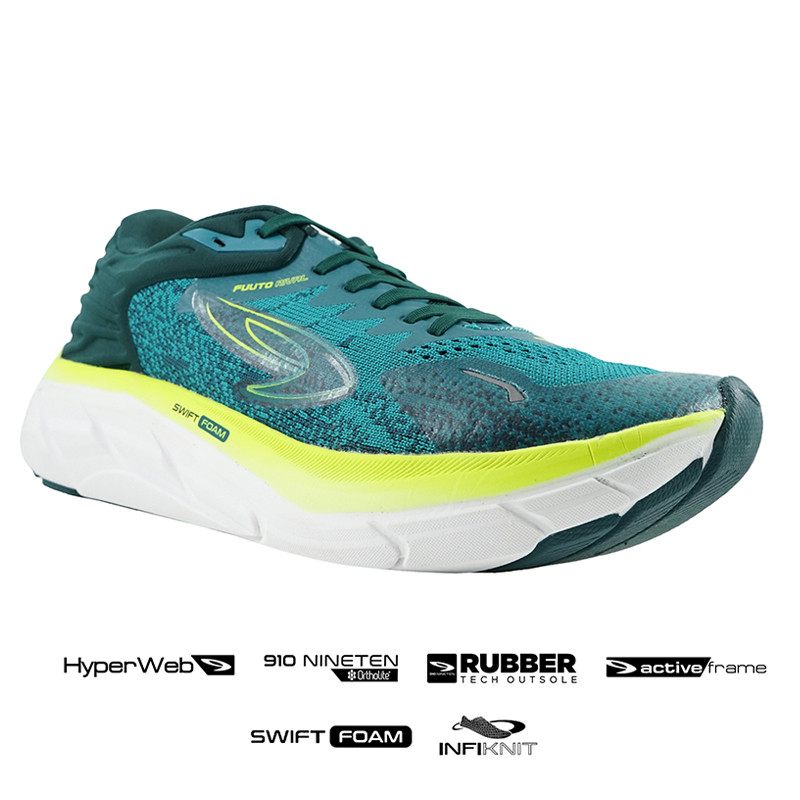 Jual Sepatu Lari Nineten Fuuto Rival Hijau Teal Original N66681105010523 - v3.ncrsport.com