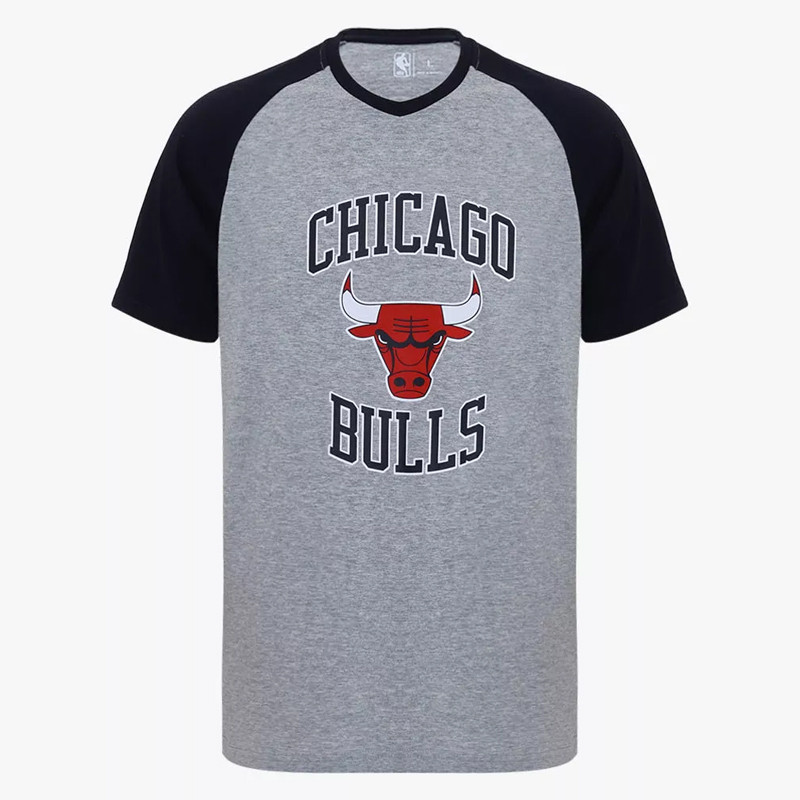 Jual Baju Basket Nba Short Sleeve Tee Raglan Print Chicago Bulls Grey Original Nbacbtee01Gy - v3.ncrsport.com