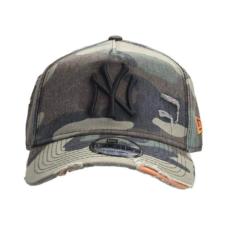 Jual Topi Sneakers New Era 940 Af Ny Yankee Cotton Damage Camo Cap Green Original Nra11725435 - v3.ncrsport.com