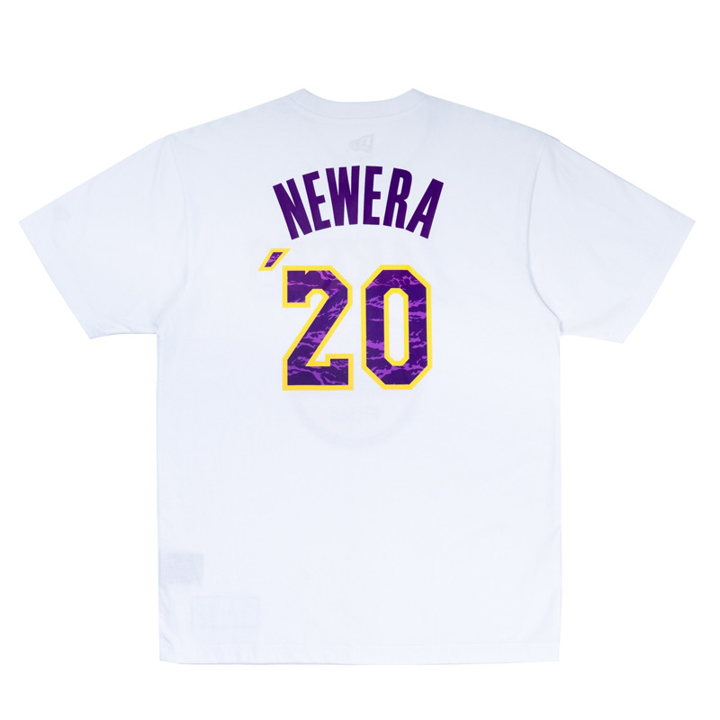 Jual Baju Sneakers New Era Nba Team Los Angeles Lakers Tee White Original Nra12141980 - v3.ncrsport.com