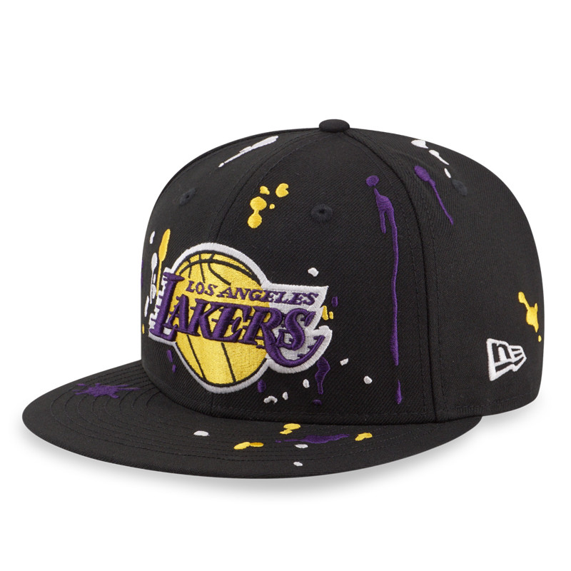 Jual Topi Basket New Era 9Fifty Los Angeles Lakers Splash Embroidery Snapback Black Original Nra13041199 - v3.ncrsport.com