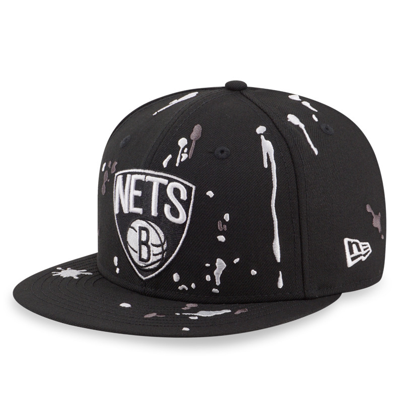 Jual Topi Basket New Era 9Fifty Brooklyn Nets Splash Embroidery Snapback Black Original Nra13041202 - v3.ncrsport.com