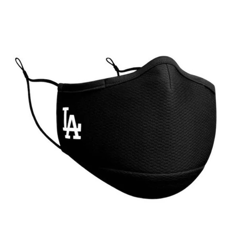 Jual Masker Sneakers New Era Los Angeles Dodgers Face Mask Black Original Nra60113270 - v3.ncrsport.com