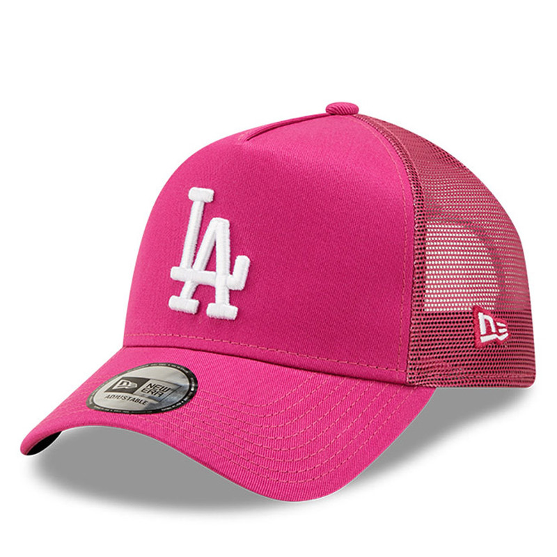 Jual Topi Sneakers New Era La Dodgers Tonal Mesh A-Frame Trucker Cap Pink Original Nra60240481 - v3.ncrsport.com