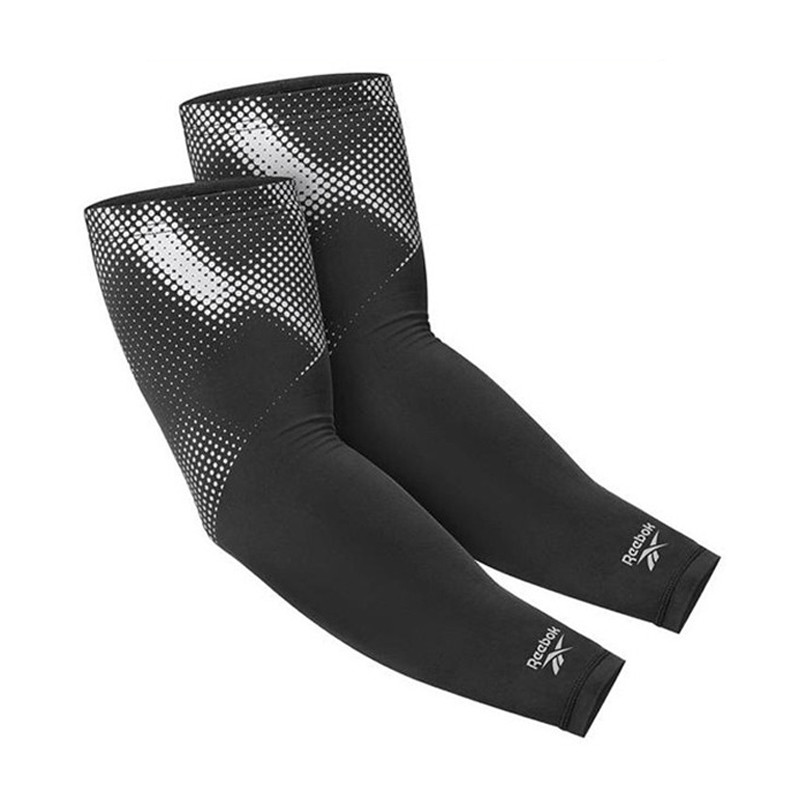 Beli Aksesoris Training Reebok Compression Arm Sleeves Black Original Ree13024