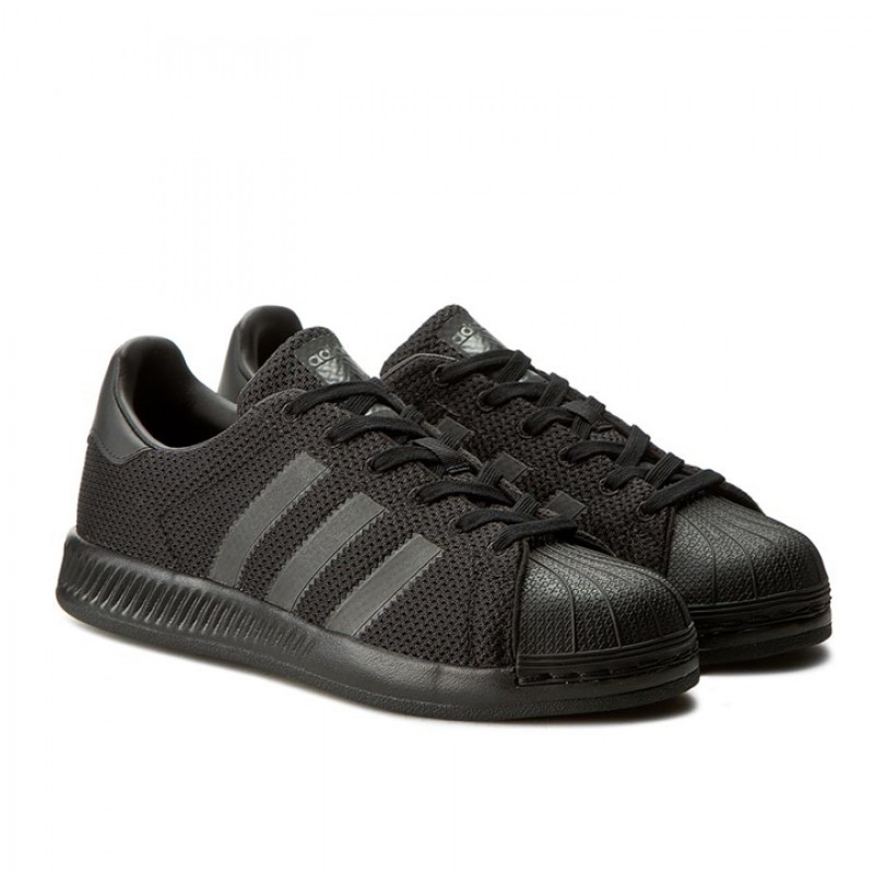 Jual Sepatu Sneakers Adidas Superstar Bounce Triple Black Original S82237 - v3.ncrsport.com