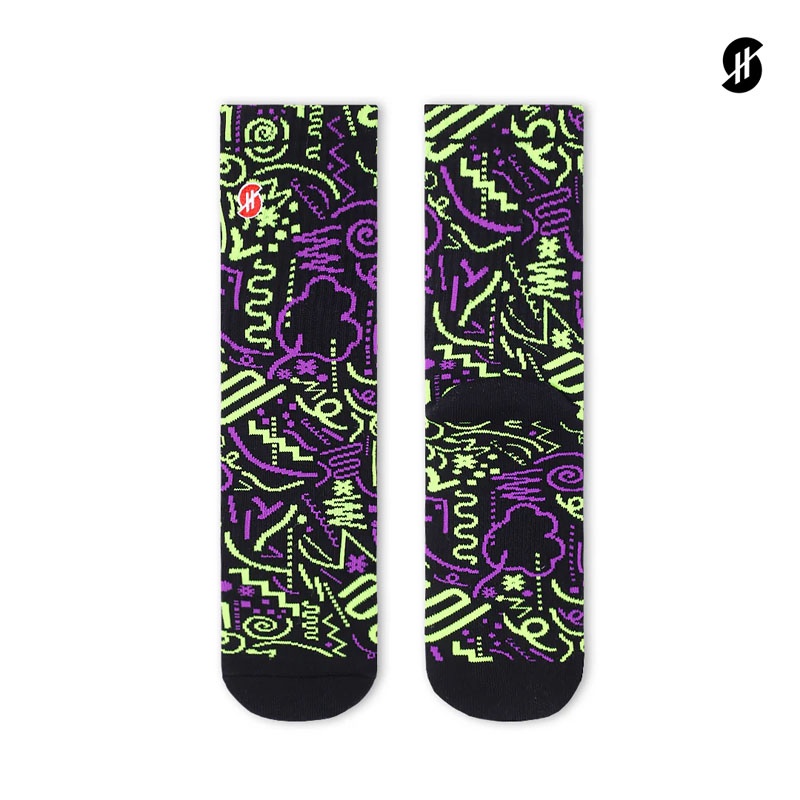 Jual Kaos Kaki Basket Stay Hoops Performance Sock Squiggle Multicolor Original Sck-1658-Per-Mix-As-23B - v3.ncrsport.com