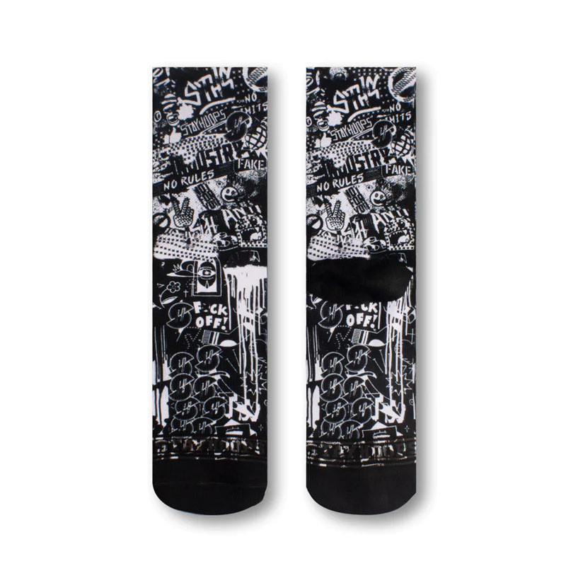 Jual Kaos Kaki Basket Stay Hoops Outrage Socks Black Original Sckr-0822-1501 - v3.ncrsport.com