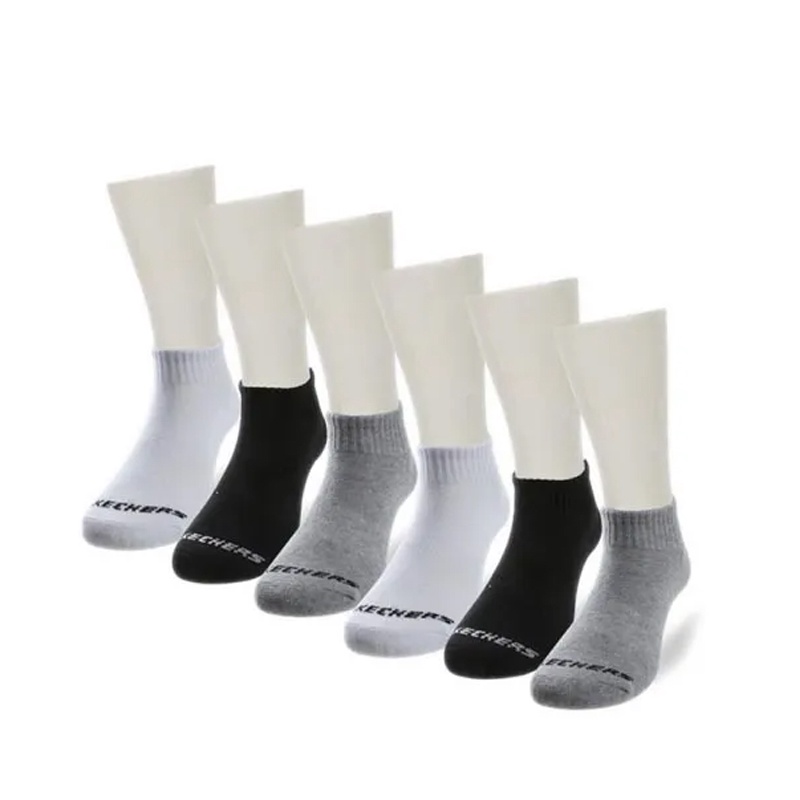 Jual Kaos Kaki Training Skechers 6 Packs Quarter Cut Adult Unisex Socks Multicolor Original Skesu111637M - v3.ncrsport.com