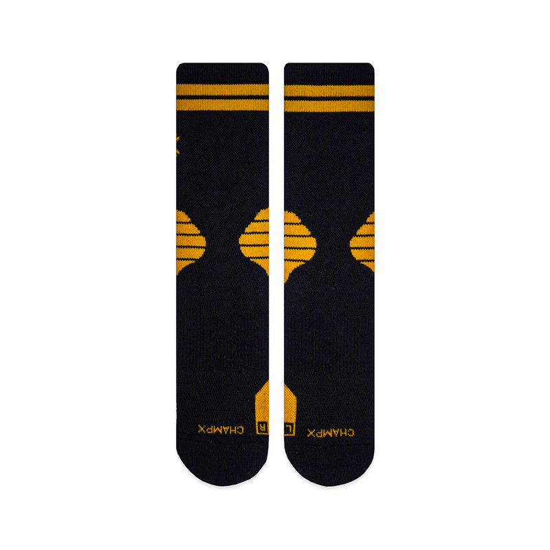 Jual Kaos Kaki Basket Rechampx Performance Crew Sock 1X Black Gold Original Skpc101070 - v3.ncrsport.com