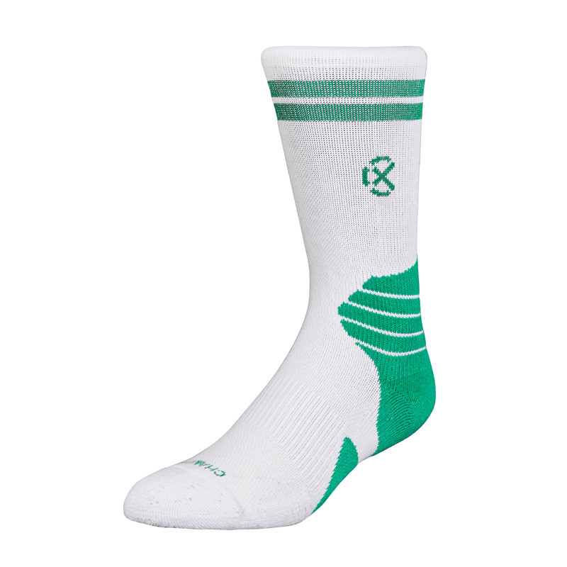 Jual Kaos Kaki Basket Rechampx Performance Crew Sock 1X White Green Original Skpc101130 - v3.ncrsport.com