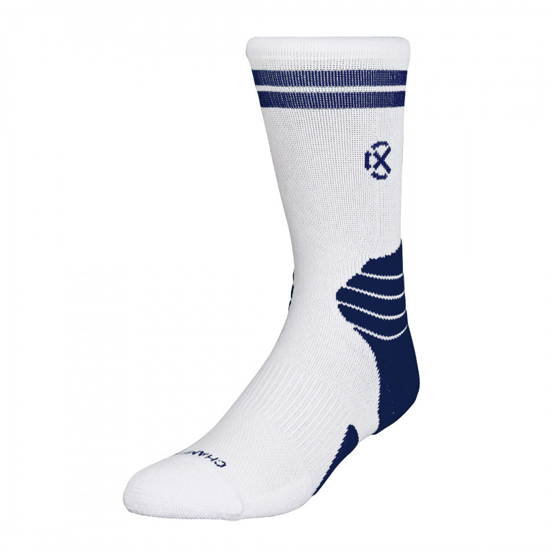 Jual Kaos Kaki Basket Rechampx Performance Crew Sock 1X White Dark Blue Original Skpc101140 - v3.ncrsport.com