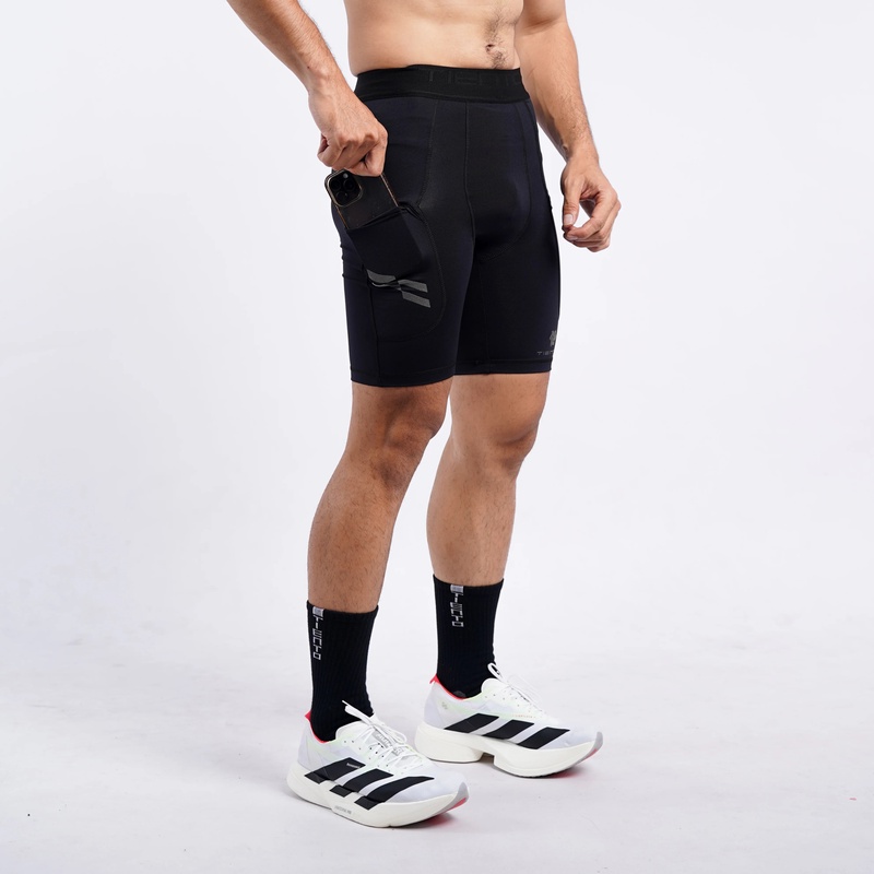 Jual Celana Lari Tiento Legging Short Pants Kroom Black Original Sp-Kroom-Men-Black - v3.ncrsport.com