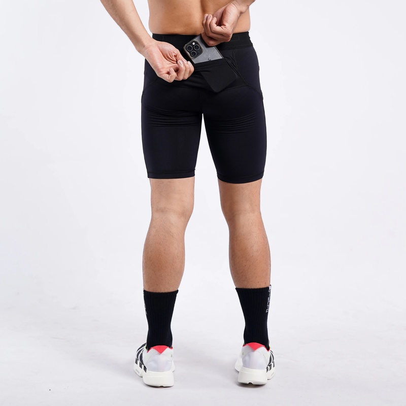 Jual Celana Lari Tiento Legging Short Pants Kroom Black Original Sp-Kroom-Men-Black - v3.ncrsport.com