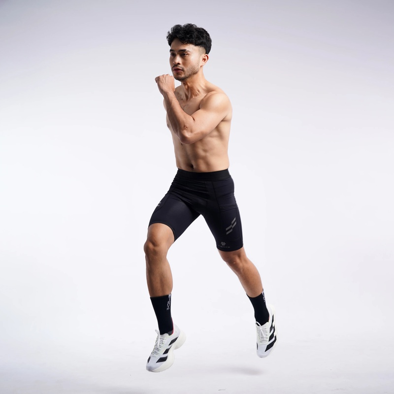 Jual Celana Lari Tiento Legging Short Pants Kroom Black Original Sp-Kroom-Men-Black - v3.ncrsport.com