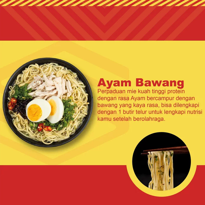 Jual Suplemen Lari Strive Mee - Mie Kuah Rasa Ayam Bawang (75Gr) Red Original Strivemie-Ayam - v3.ncrsport.com