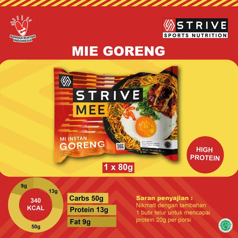 Jual Suplemen Lari Strive Mee - Mie Goreng (75Gr) Red Original Strivemie-Goreng - v3.ncrsport.com