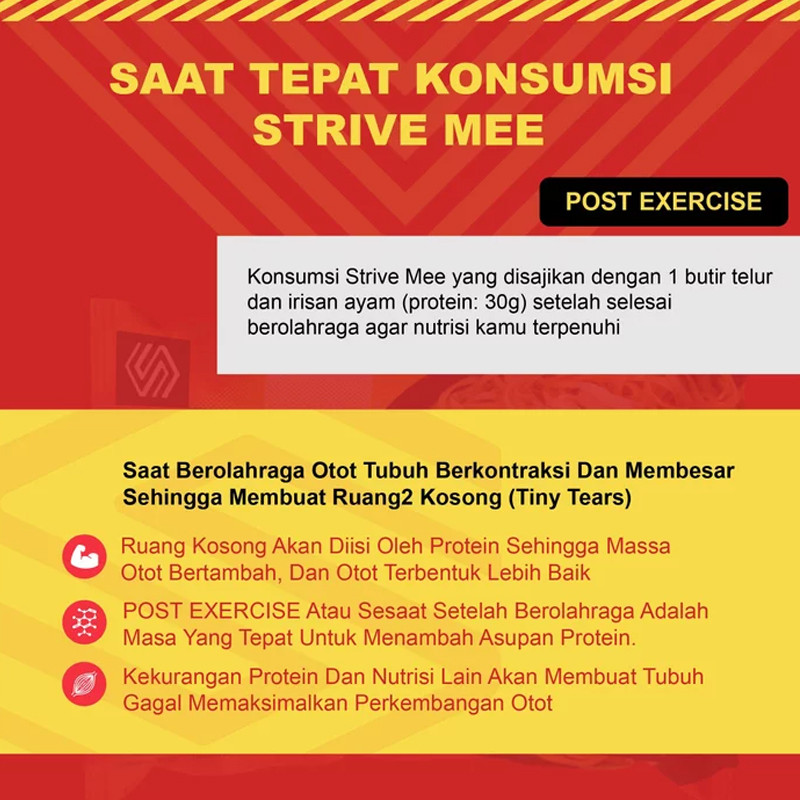 Jual Suplemen Lari Strive Mee - Mie Goreng (75Gr) Red Original Strivemie-Goreng - v3.ncrsport.com