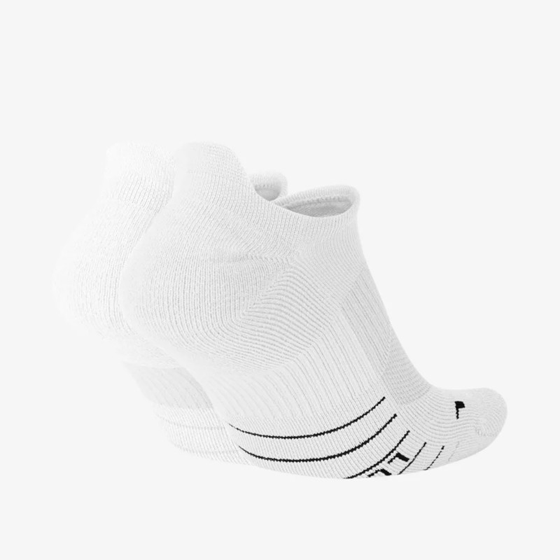 Jual Kaos Kaki Lari Nike 2Pk Multiplier No-Show Socks White Original Sx7554-100 - v3.ncrsport.com