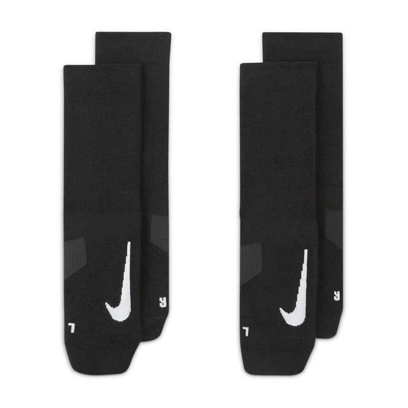 Jual Kaos Kaki Lari Nike Multiplier Crew Socks 2 Pairs Black White Original Sx7557-010 - v3.ncrsport.com