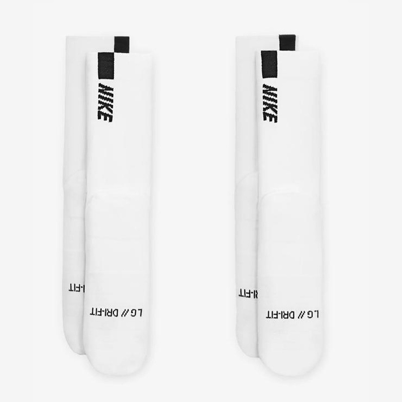 Jual Kaos Kaki Lari Nike Multiplier Crew Socks 2 Pairs White Black Original Sx7557-100 - v3.ncrsport.com